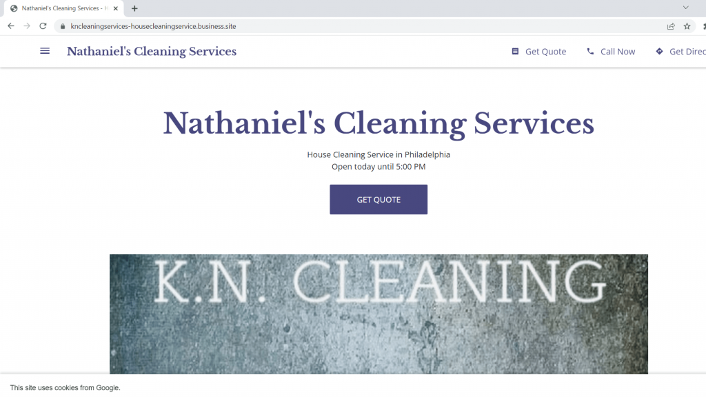 Nathaniel's Cleaning Service